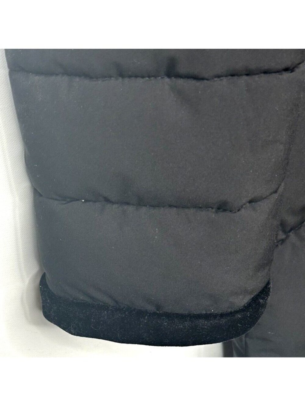 Laundry By Shelli Segal Puffer Jacket Hooded Windproof Long Black Womens Size M - Picture 9 of 16